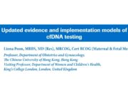 Update on cfDNA testing: clinical evidence and implementation strategies 7 Updated evidence and implementation models of cfDNA testing