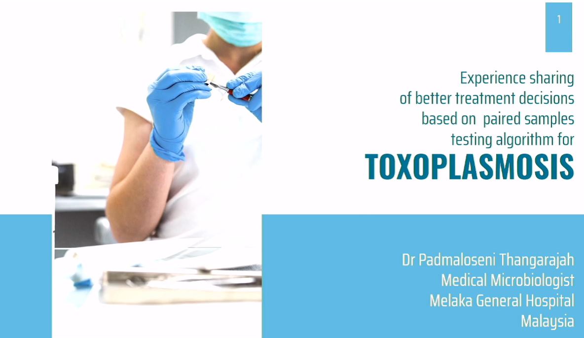Toxoplasmosis: better treatment decision based on paired samples testing algorithm
