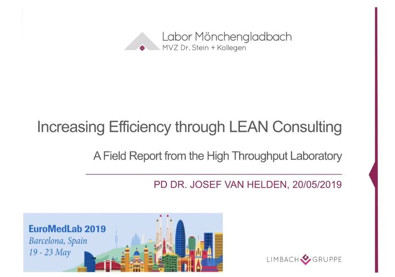 Increasing efficiency through LEAN consulting