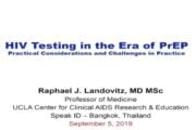 HIV testing in the era of PrEP: Practical consideration and challenges in practice