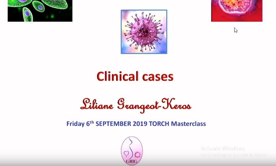 Clinical cases: studies on TORCH