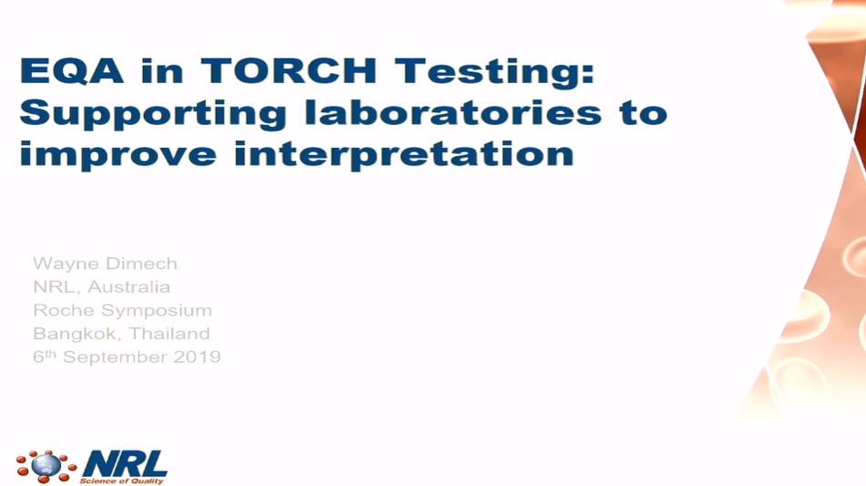 EQA in TORCH testing: Supporting laboratories to improve interpretation