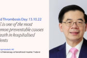 Expanding VTE awareness in Asia incoming ISTH president Professor Pantep Angchaisuksiri calls for new efforts